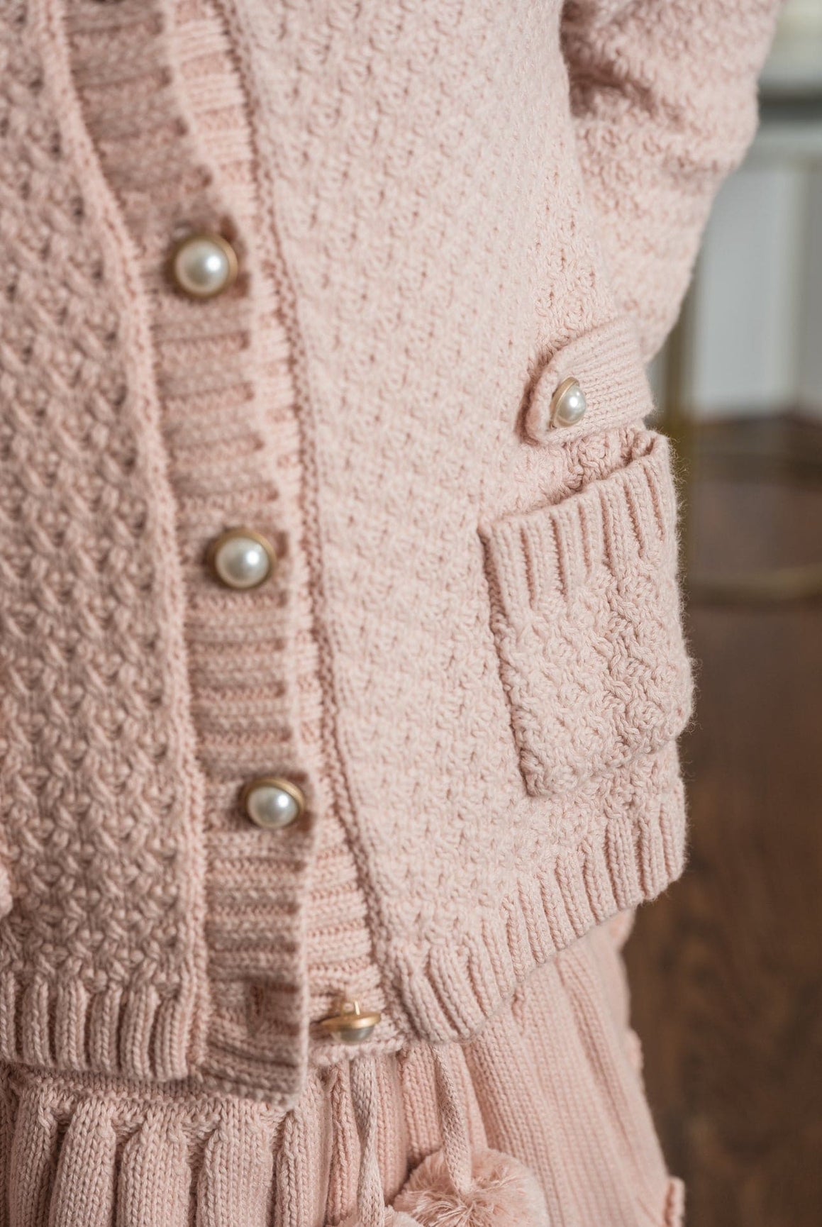 Girl | Julie Pink Knit Cotton Skirt