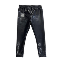 Girl | Liquid Vegan Leather Leggings | Black
