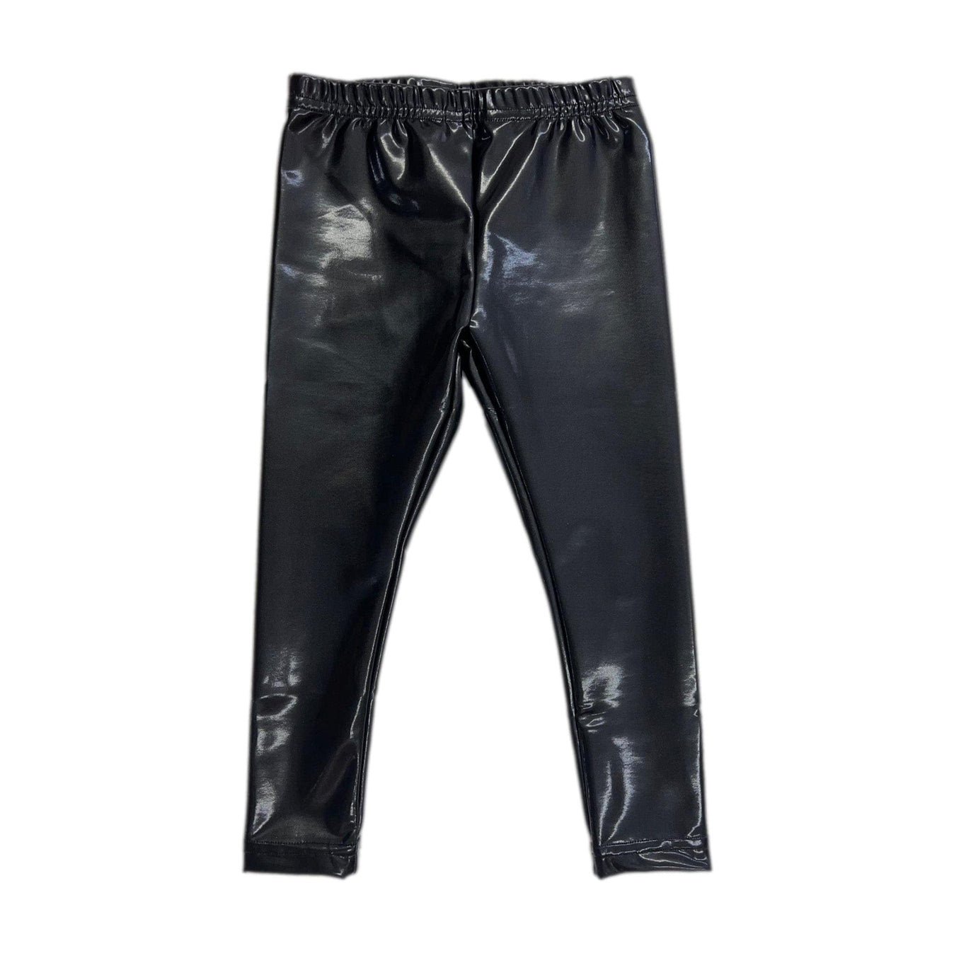 Girl | Liquid Vegan Leather Leggings | Black