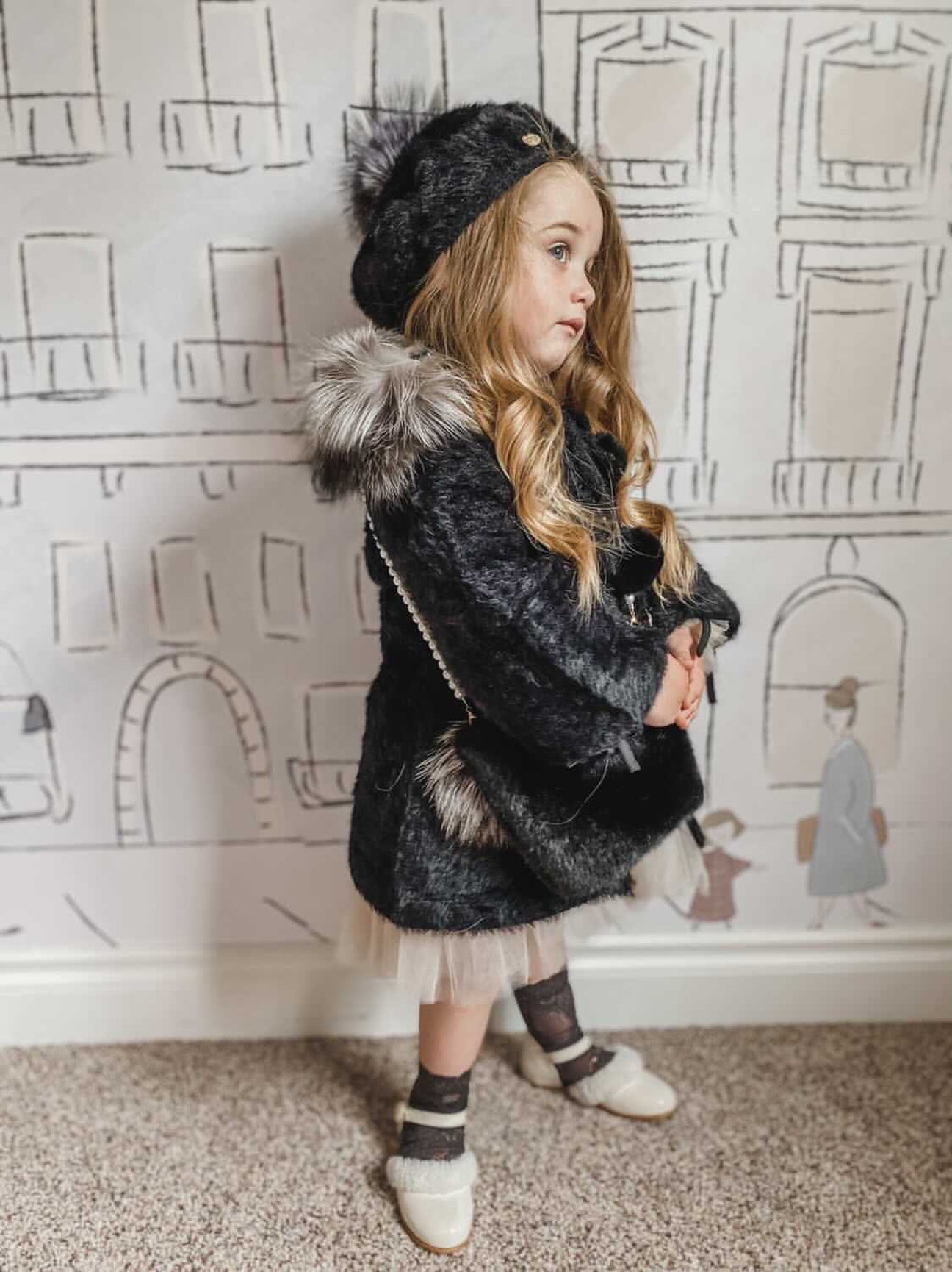 Girl | Milana Noir Sweater Coat | Black