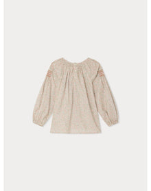 Girls | Poldie Smocked Blouse Flowers | 10Y-12Y | Pink