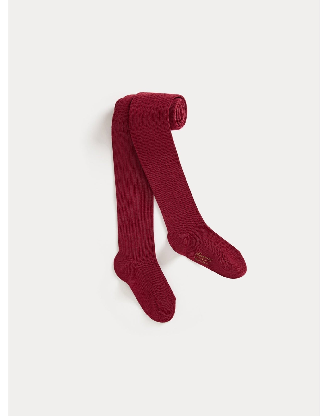 Girls | Thomina Ribbed Tights | Plum