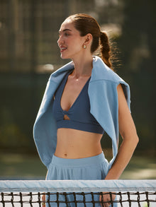 Women | Giulia Sports Bra | Blue Indigo