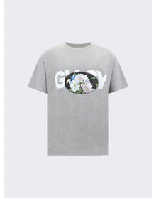Givenchy | Men | Boxy Short Sleeve Tee | Light Grey Mélange