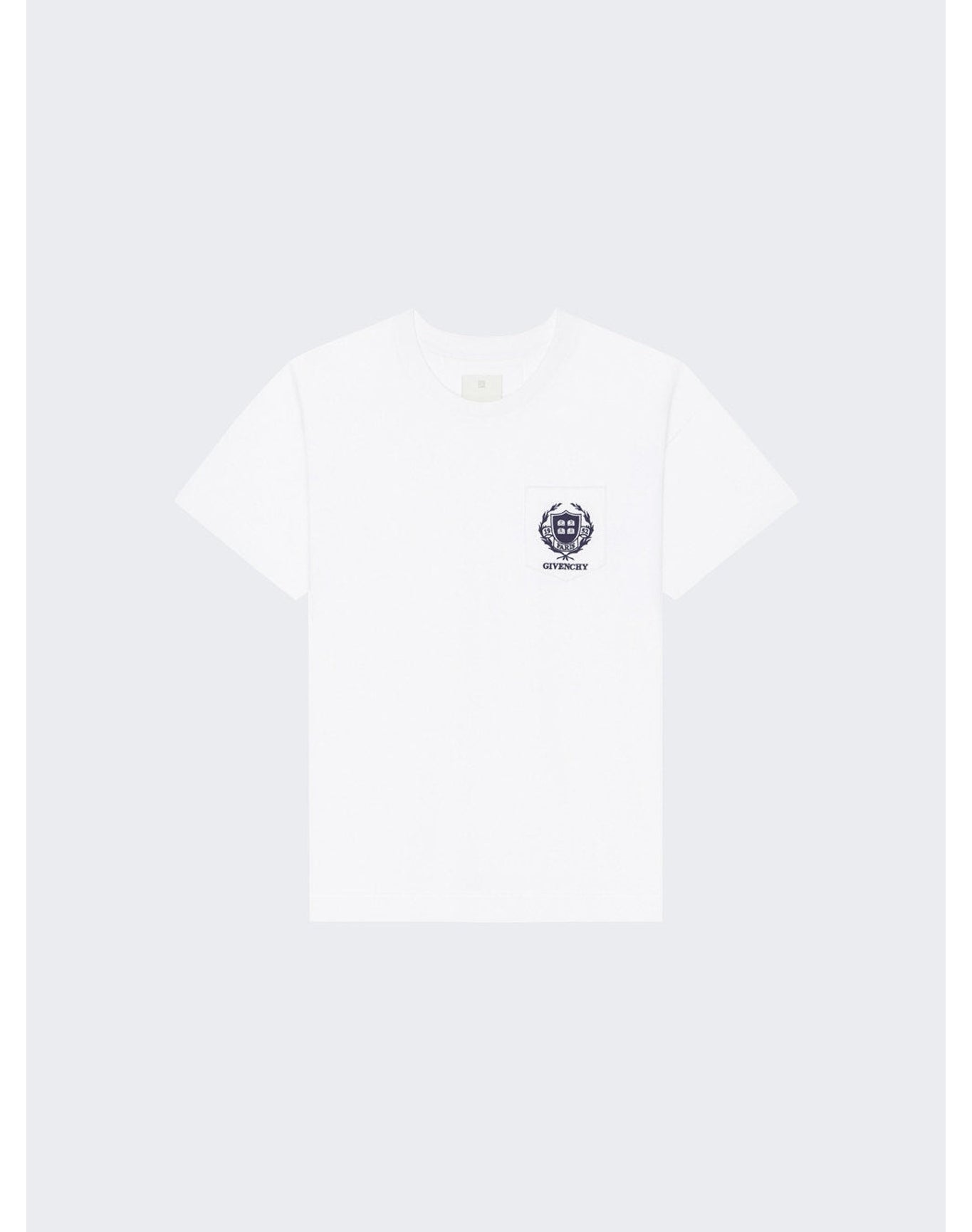Givenchy | Men | Front Pocket Short Sleeve Tee | White