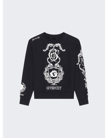 Givenchy | Men | Graphic Crest Sweatshirt | Black