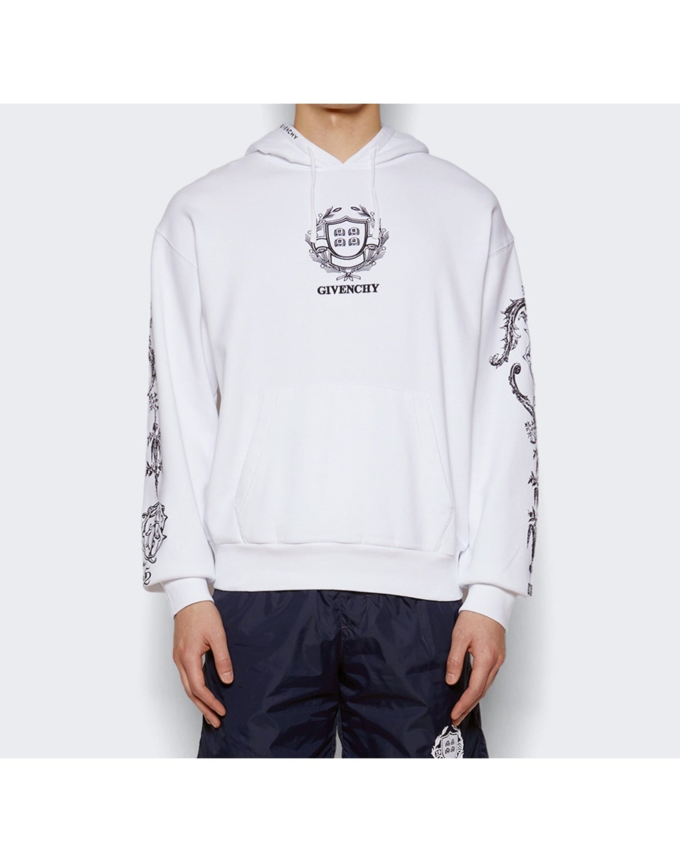 Givenchy | Men | Graphic Hoodie | White