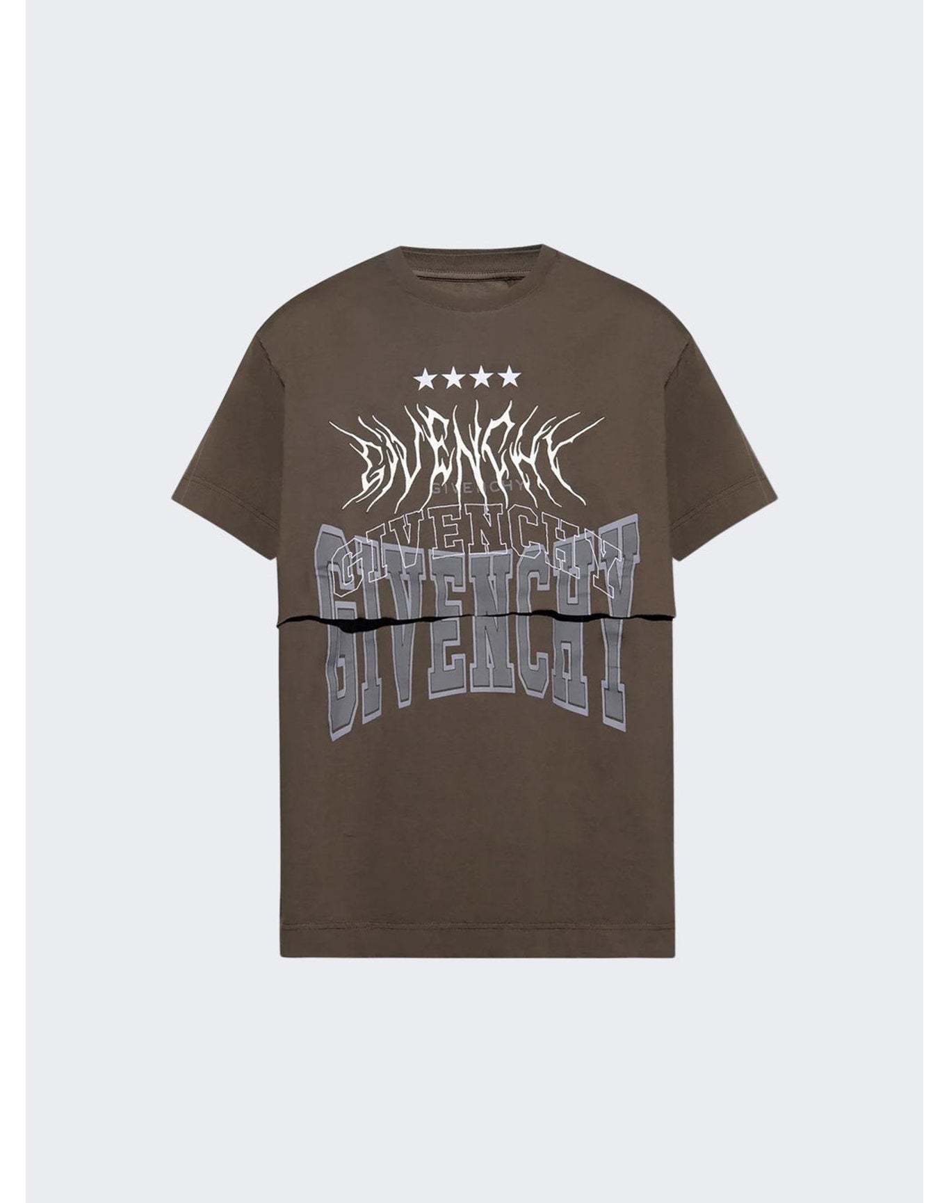 Givenchy | Men | Layered T-shirt | Grey