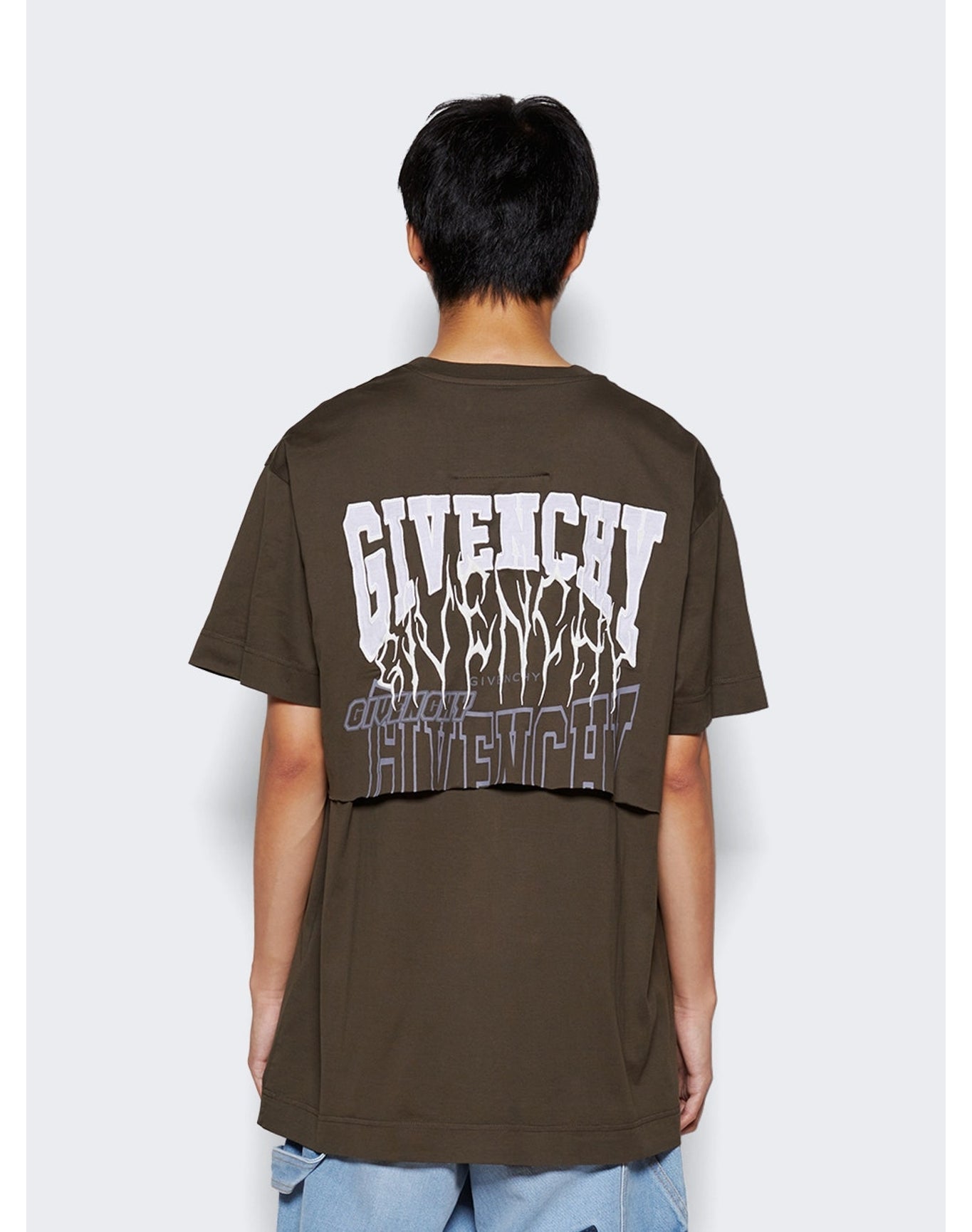 Givenchy | Men | Layered T-shirt | Grey