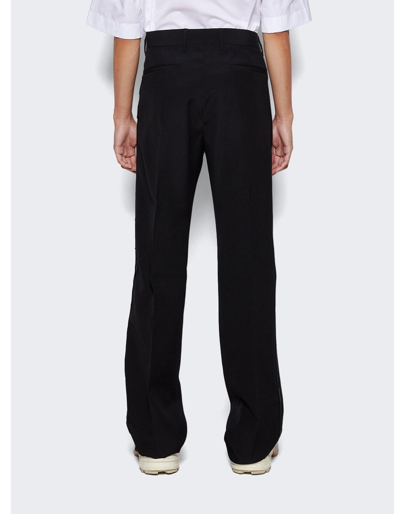 Givenchy | Men | Raw Cut Slim Fit Trousers | Black