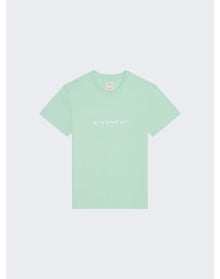 Givenchy | Men | Reverse Slim Fit Tee | Aqua Green