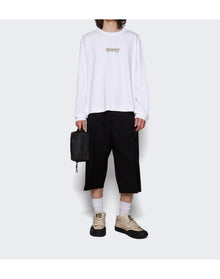 Givenchy | Men | World Tour Boxy Fit Long Sleeved Tee | White