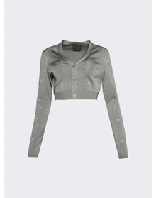 Givenchy | Women | 4g Cropped Cardigan | Titanium