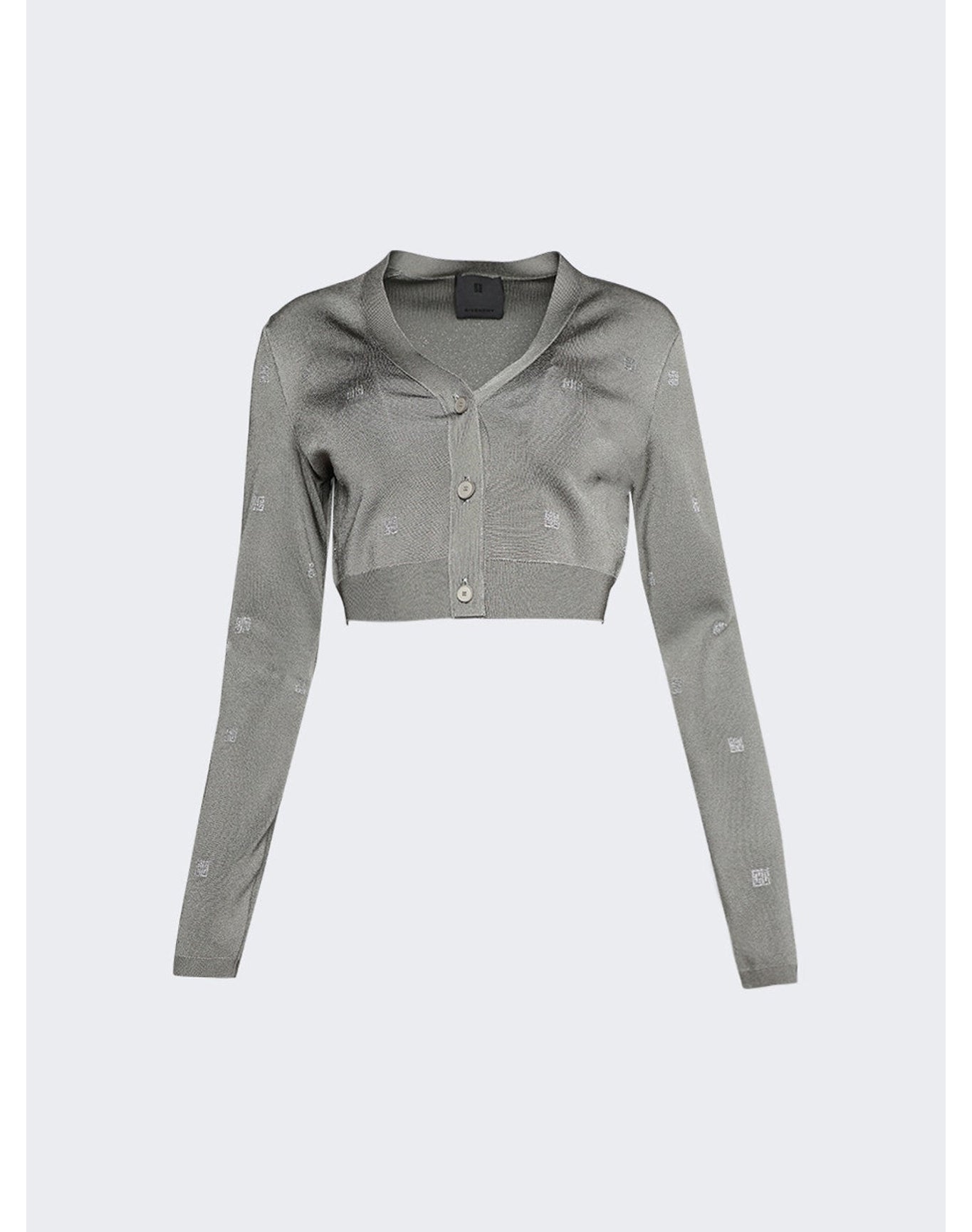 Givenchy | Women | 4g Cropped Cardigan | Titanium