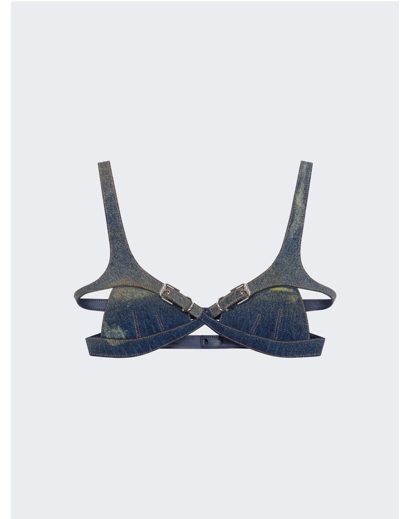 Givenchy | Women | Crossed Front Bra | Military Blue