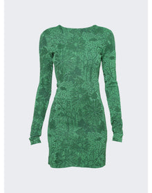 Givenchy | Women | Fitted Hight Neck Dress | Absinthe Green