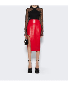 Givenchy | Women | Long Sleeve Bodysuit 4g Tulle | Black