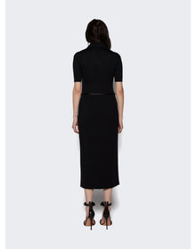 Givenchy | Women | Voyou Knitted Polo Dress | Black