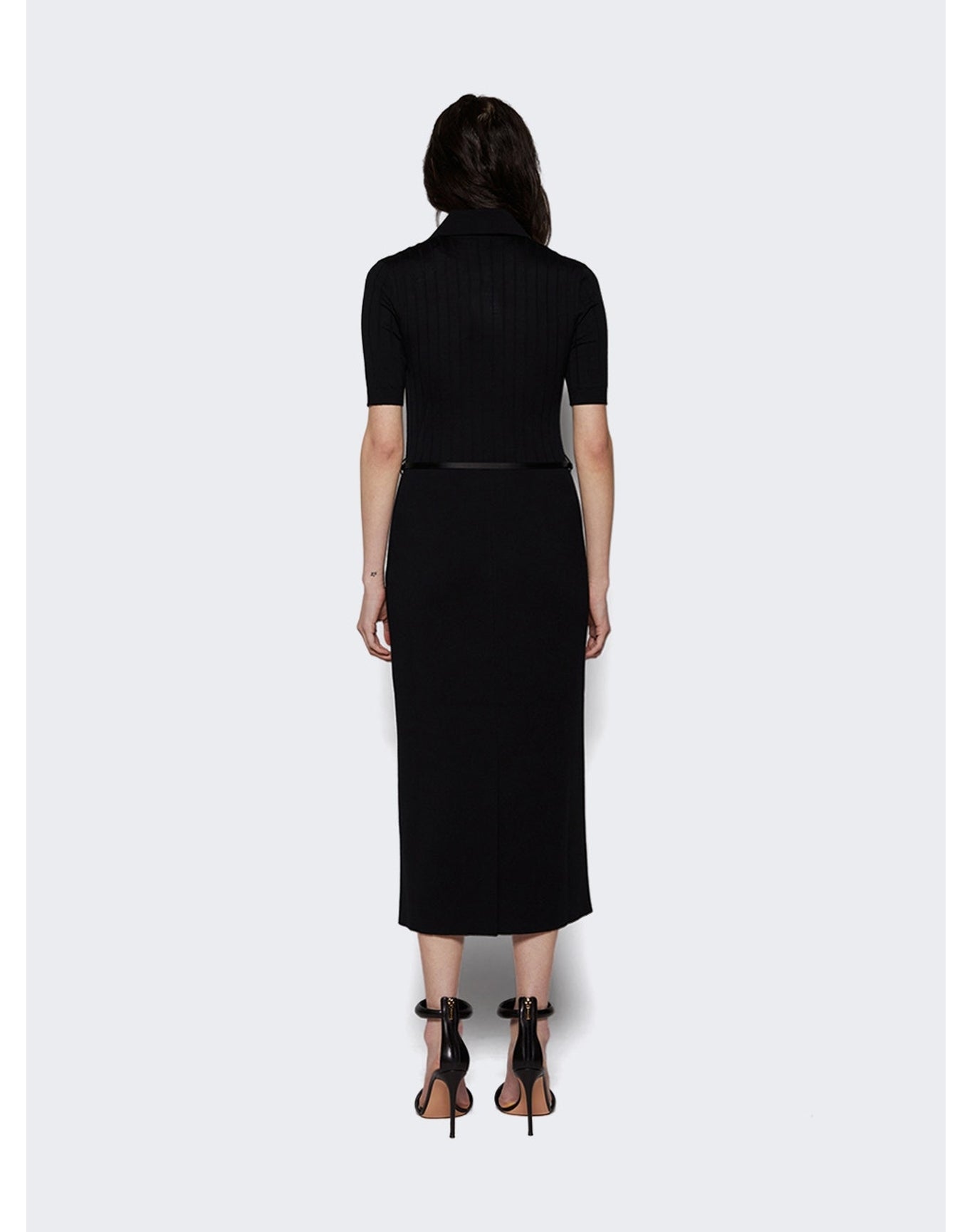 Givenchy | Women | Voyou Knitted Polo Dress | Black