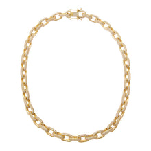 CZ Twisted Rope Chain Necklace - Adina's Jewels