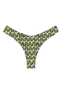 Added Coverage Lulu Zig Zag Stitch Bikini Bottom | Groovy