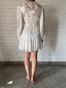 Juhi Short Dress | White