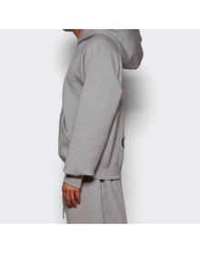 Gucci | Men | Brushed Fleece Hoodie | Grey