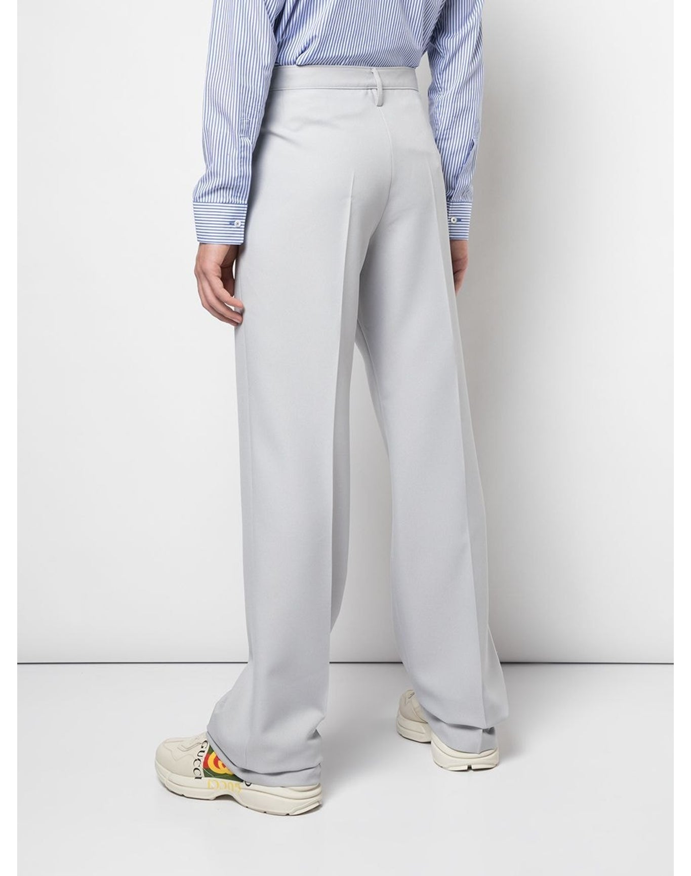 Gucci | Men | Classic Tailored Trousers | Grey