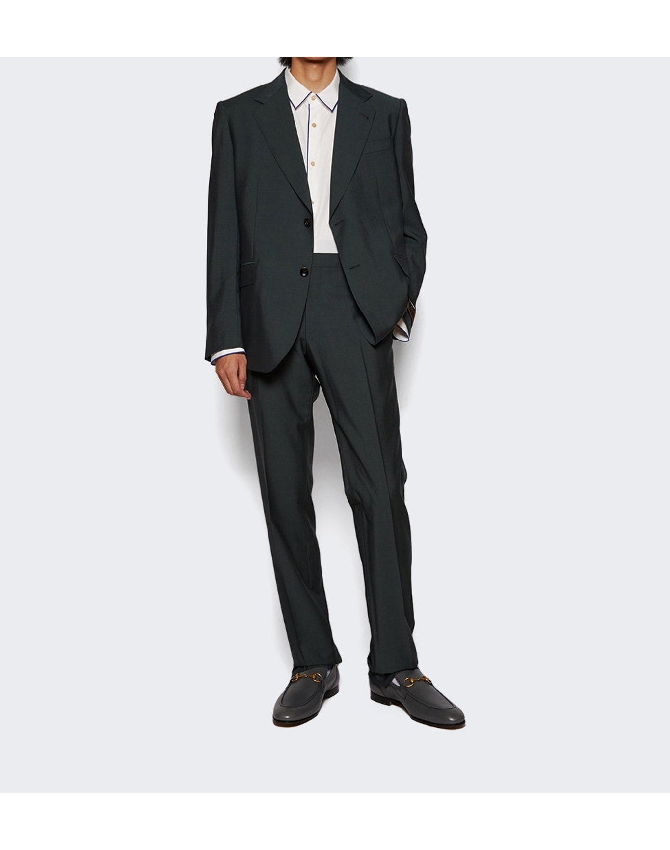 Gucci | Men | Wool Mohair Suit | Ripe Olive