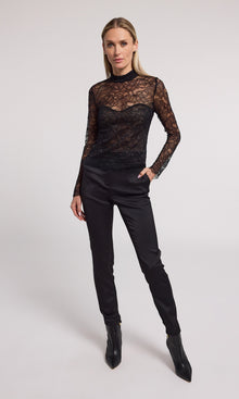Marielle Lace Top | Black