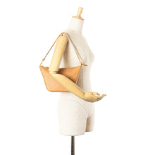 Loewe | Pre-Owned Mini Leather Hammock Hobo | Brown/Light Brown