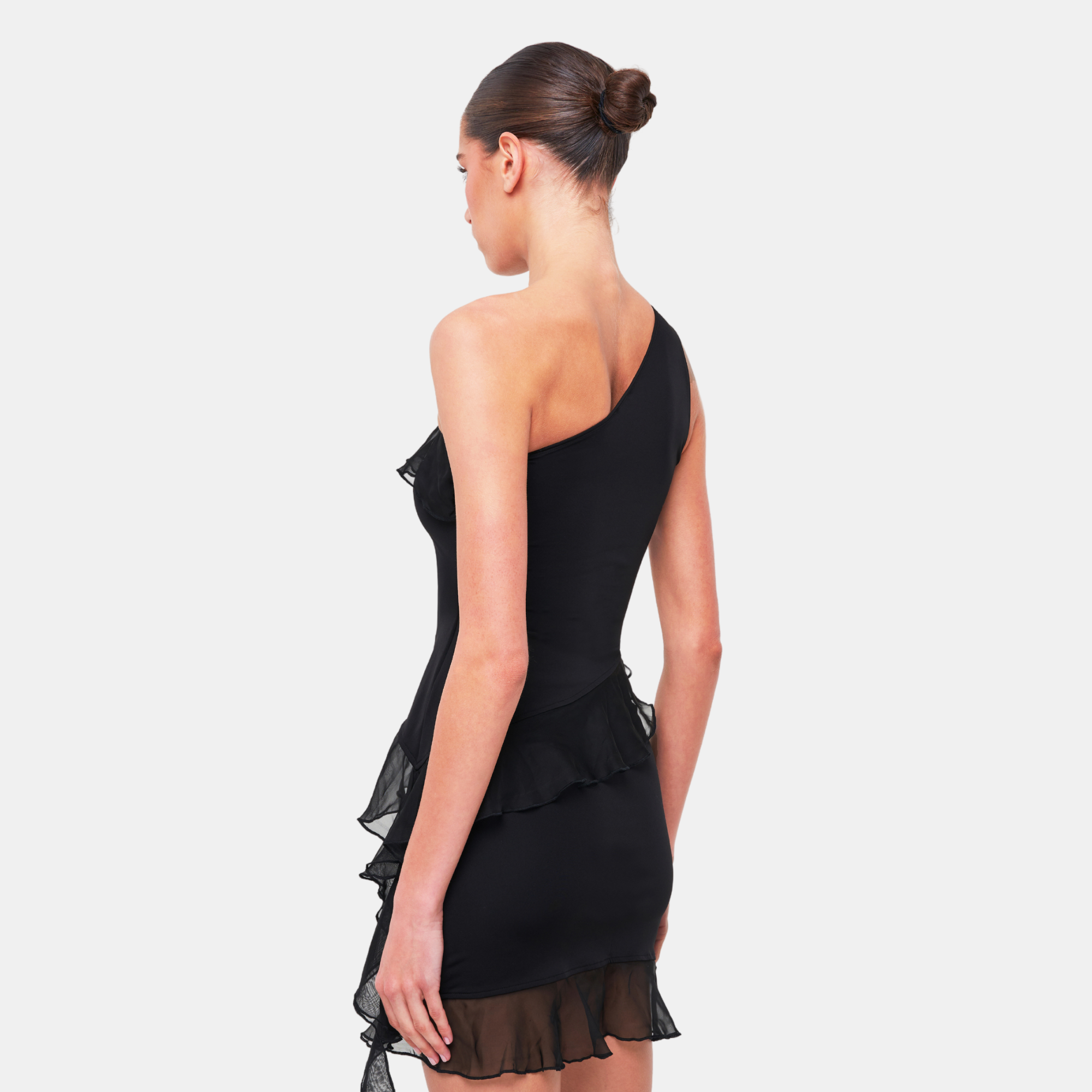 OW Collection HARPER Asymmetric Top Top 002 - Black Caviar