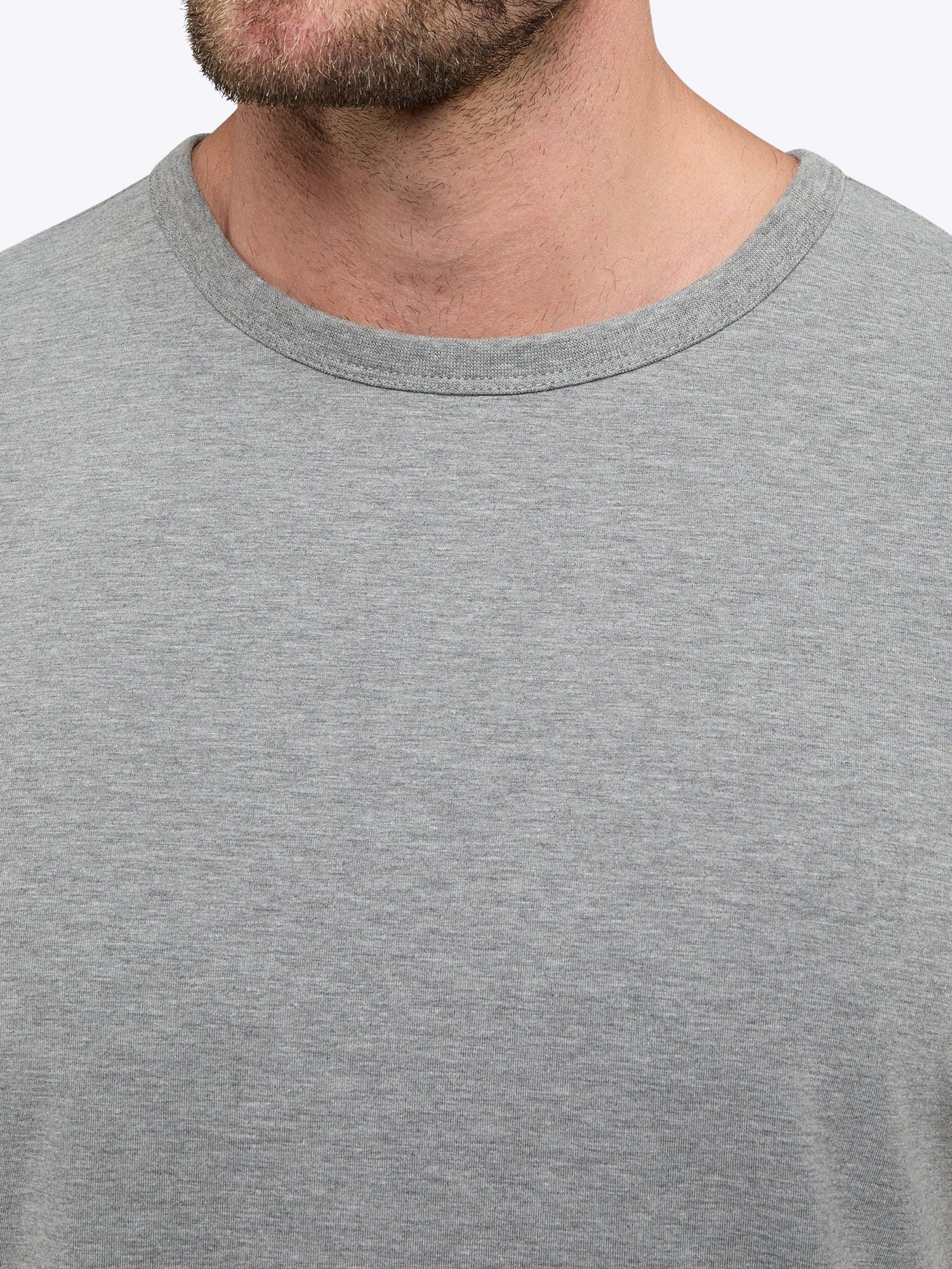 Mens | AO Forever Tee  | Classic-Fit PYCA Pro | Heather Grey