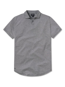 Mens | Universal Classic-Fit Pima Cotton Blend COZ Polo | Heather Pacific Blue