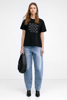 Marcella Graphic Tee | Black