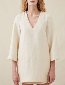 Womens | The Mini Caftan | Straw