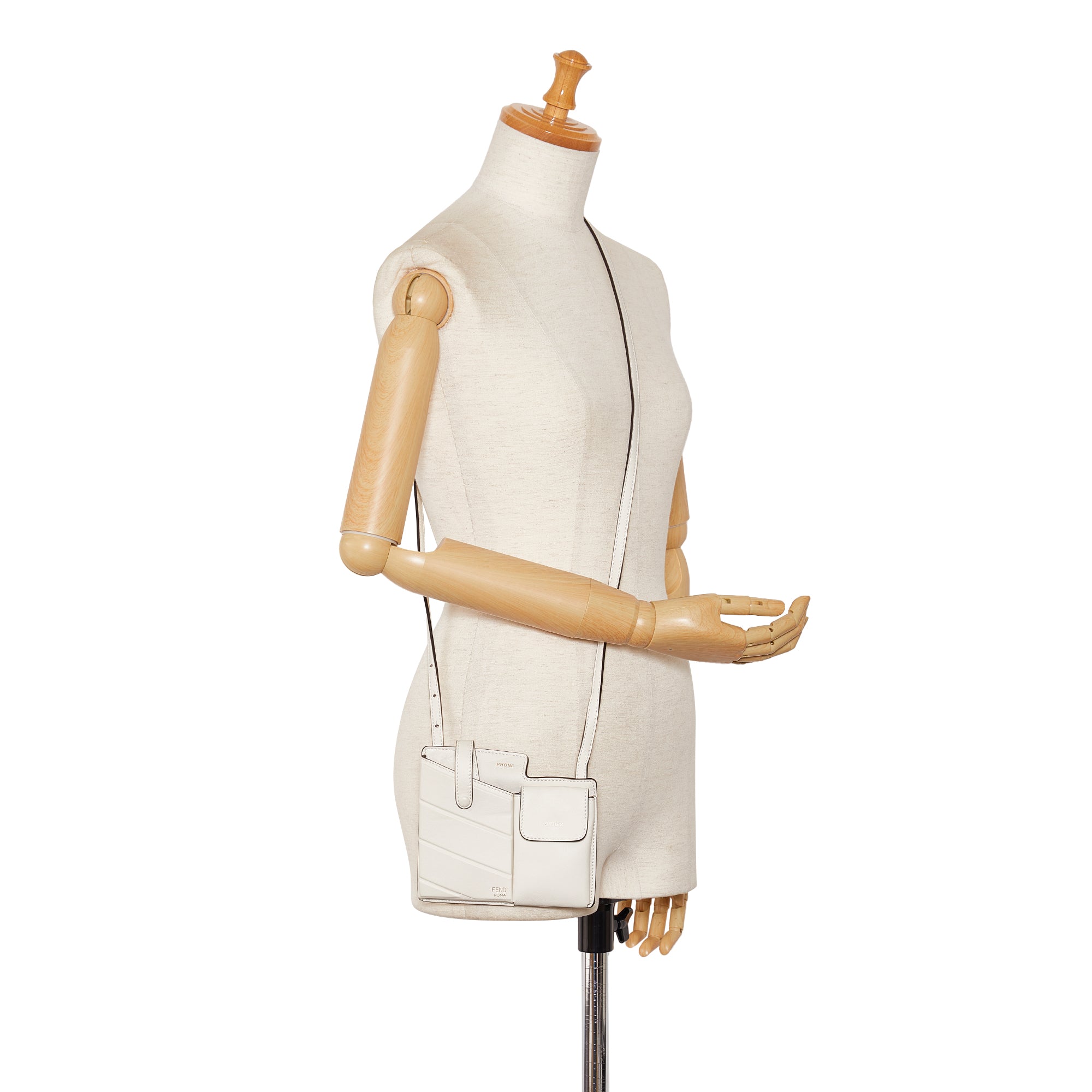 Fendi | Pre-Owned Bustine Mini Century | White