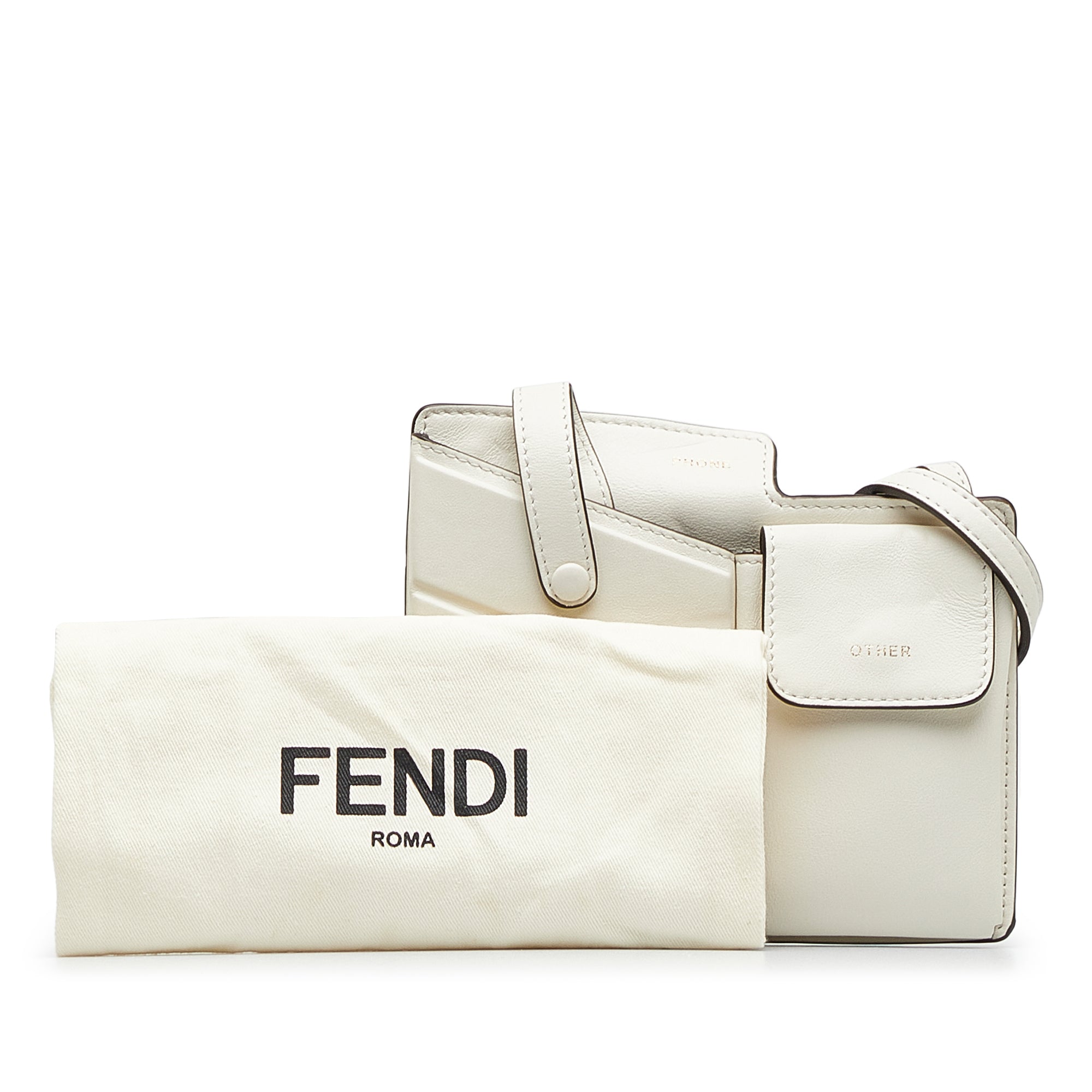 Fendi | Pre-Owned Bustine Mini Century | White
