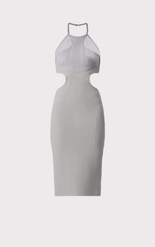 HERVÉ LÉGER X LAW ROACH DAYA Sheer Layered Midi Dress