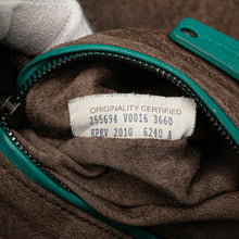 Bottega Veneta | Pre-Owned Nappa Intrecciato Cube Shoulder Bag | Blue/Turquoise