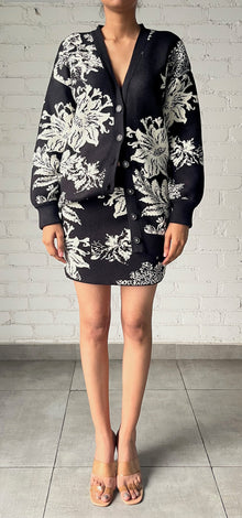 Mini Skirt | Black/White