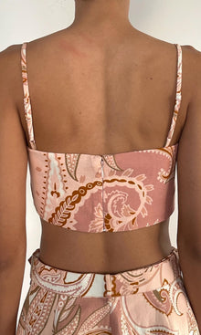 Womens | Fiza Cotton Bustier | Powder Pink