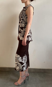 Hemant And Nandita | Ilaya Linen Cotton Waist Coat | RE25 | Brown