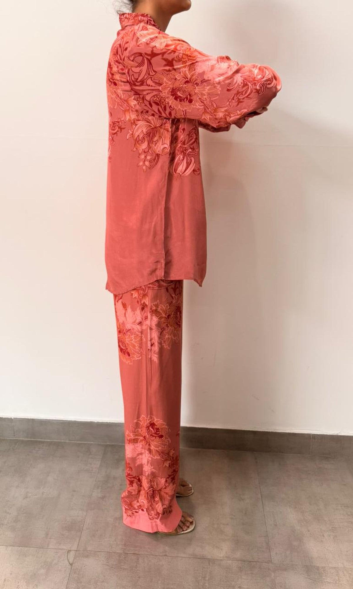 Womens | Inv Viscose Crepe Pant | Vine Floral