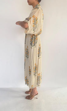 Hemant And Nandita | Inv Viscose Midi Dress | Multi