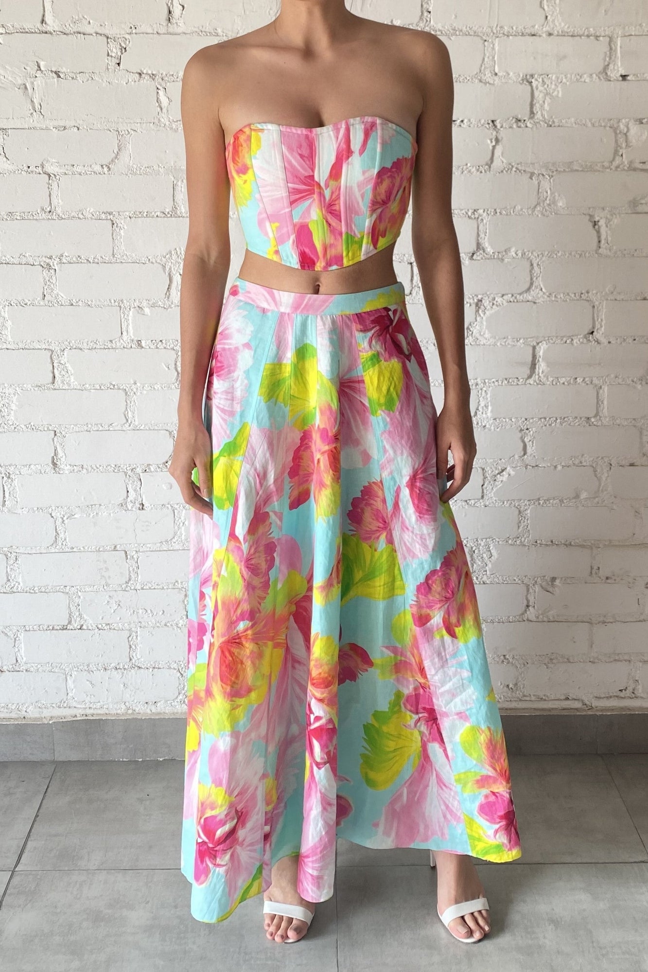 Mina Long Skirt | Multi