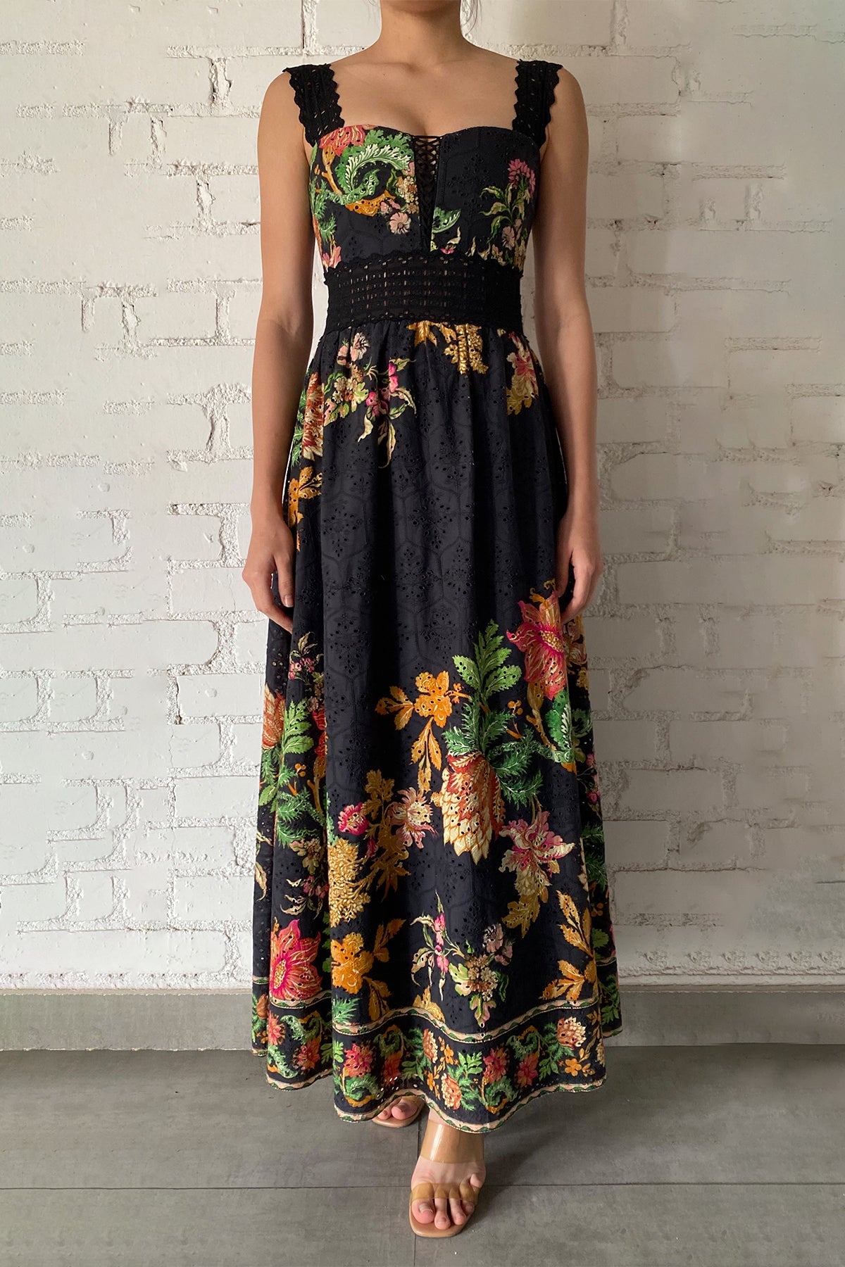 Pahi Long Dress | Black