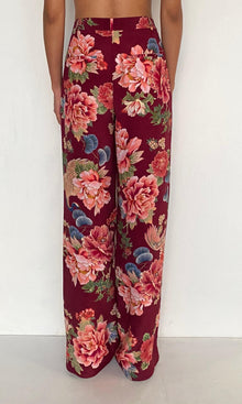 Hemant And Nandita | Rani Heavy Crepe Straight Pants | Black