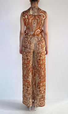 Hemant And Nandita | Rida Viscose Satin Straight Pants | Multi