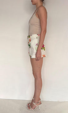 Hemant And Nandita | Taha Cotton Schiffli Shorts | White